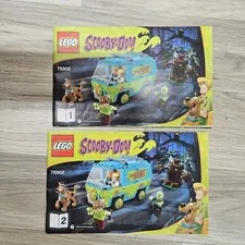 Lego Scooby Doo The Mystery Machine 75902 MANUALS ONLY Instruction Booklet