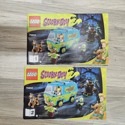 Lego Scooby Doo The Mystery Machine 75902 MANUALS ONLY Instruction Booklet