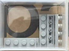 LEGO Parts - Light Bluish Gray Plate 1 x 4 - No 3710 - QTY 5