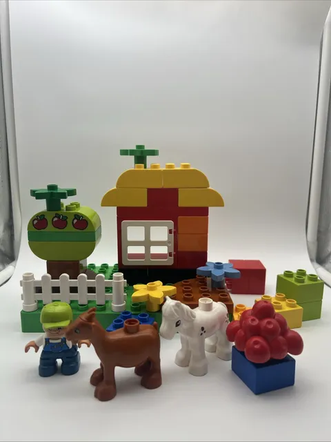LEGO DUPLO: My First Garden (10517) - Farm playset w horse and goat, farmer
