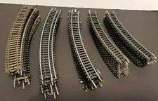 Lot Of 50 Pieces Of Curved Model Railroad