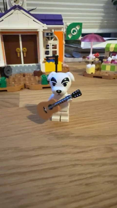 NEW Lego Animal Crossing KK Slider Minifigure w/Guitar K.K.’s Concert Set 77052