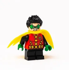 New LEGO Robin Minifigure: Green Mask, Short Legs (sh0588) 76122 76118 Batman II