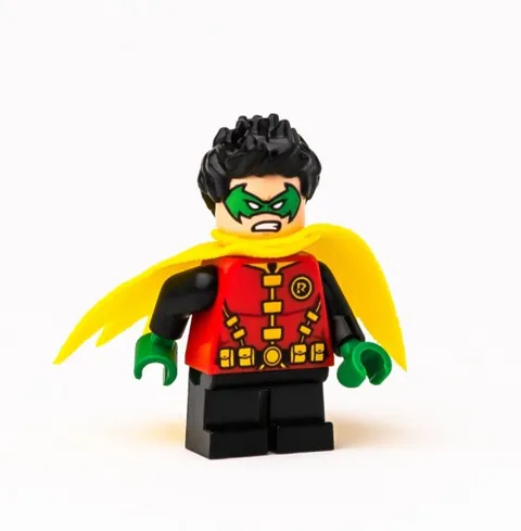 New LEGO Robin Minifigure: Green Mask, Short Legs (sh0588) 76122 76118 Batman II