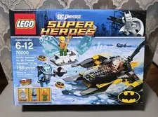LEGO DC Comics Super Heroes Arctic Batman Vs Mr. Freeze Aquaman on Ice NEW 76000