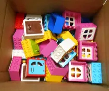 Lego Duplo Windows w/ Panes - Lot of 40 - $31.99 - FREE SHIPPING 12x10x6 Box 3lb