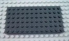 New LEGO Black 6x12 City Creator Plate