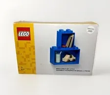 NEW IN BOX | Room Copenhagen LEGO Brick Shelf Set (2 Pcs) | Color = White