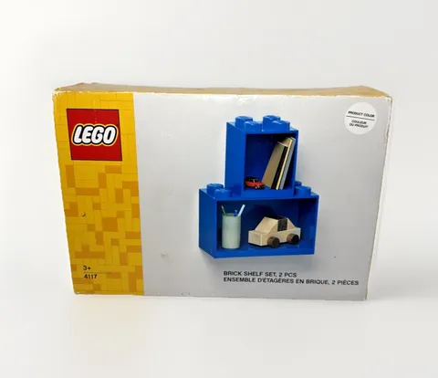 NEW IN BOX | Room Copenhagen LEGO Brick Shelf Set (2 Pcs) | Color = White