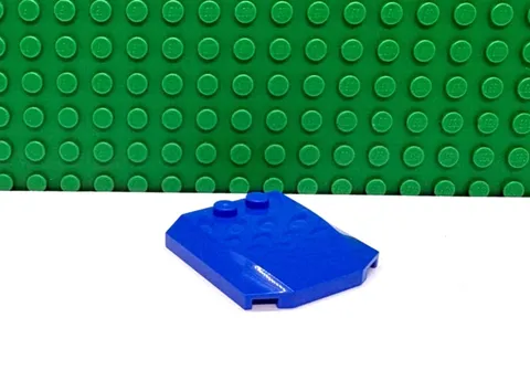 Lego 1 Blue 4x4 sloped Hood car truck NEW