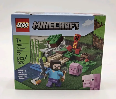 ​LEGO Minecraft The Creeper Ambush (21177) - 72 Pieces - Brand New & Sealed