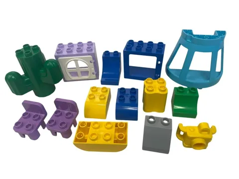 LEGO Duplo Blocks Replacement Parts Pieces Chairs Cactus Slopes Windows Etc.