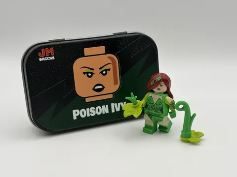 DC Poison Ivy Custom Minifigure - Printed On Real LEGO Bricks UV