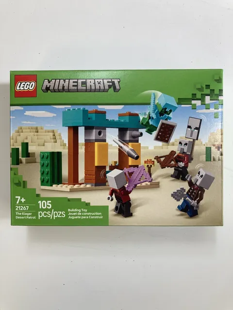 Lego Minecraft – The Illager Desert Patrol.  – 43027– Sealed New In Box