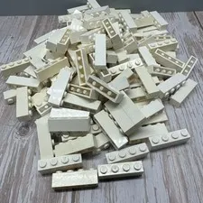 Lego Parts - Brick 1x4, Part #3010 White - Lot Of 100+ Bricks
