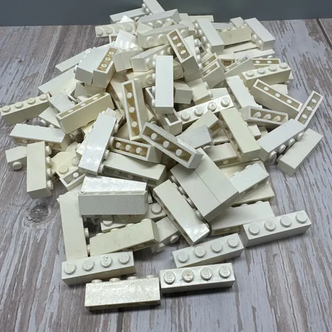 Lego Parts - Brick 1x4, Part #3010 White - Lot Of 100+ Bricks