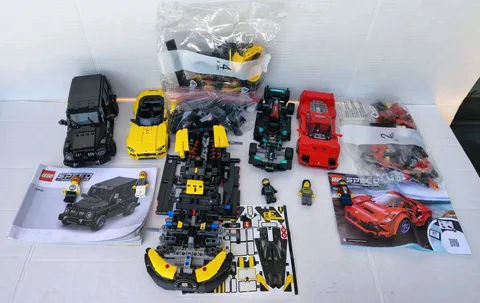 Lego Speed Champions Lot Incomplete