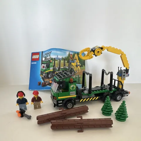 LEGO City Forest 60059 Logging Truck 100% Complete