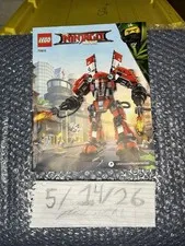 Lego 70615 Ninjago The Ninjago Movie Fire Mech Replacement Manual Only