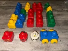 Vintage Lego Duplo Primo Baby Toddler Rattle Animals  Car Lot Of 20