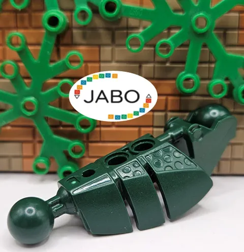 (S17 / 5 / 13) LEGO Bionicle 53574 Piraka Leg Dark Green
