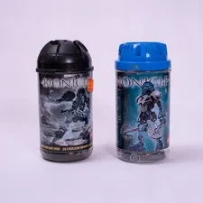 LEGO 8603 Bionicle Toa Whenua & Gali Nuva (8570) Incomplete Set WITH Canisters