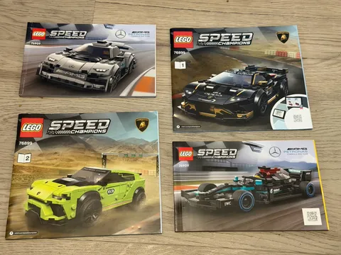 Lego Booklet Lot - 76909 (2) And 76899 (2)