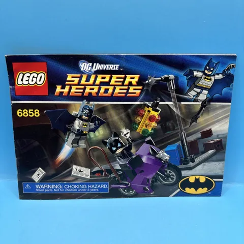 2012 Lego DC Universe Super Heroes #6858 32-page Building Manual Booklet- Batman