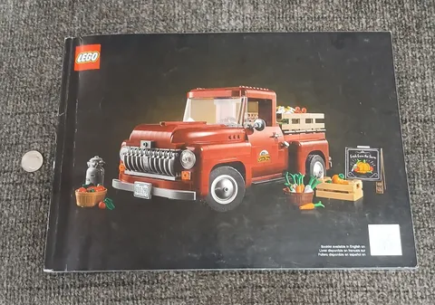 LEGO Icons Pickup 10290 Red Truck Manual Only Building Toy Collectible