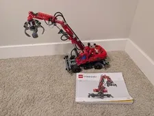 LEGO Technic Material Handler 42144 Mechanical Model Crane Toy with Manual