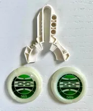 Bionicle 8613 Supplemental Kanoka Disks with 565 & Rare 589 and White Launcher