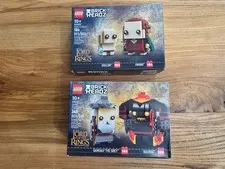 LEGO BRICKHEADZ: Gandalf the Grey & Balrog (40631) & Frodo & Gollum (40630)