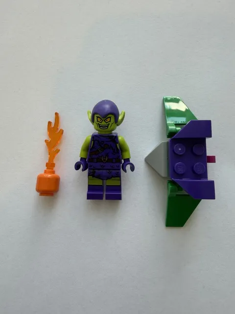 Lego Green Goblin with Glider Minifigure sh0545 76133 Marvel