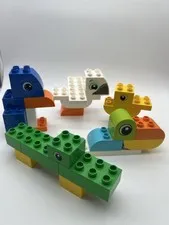 LEGO DUPLO Zoo Animals Lot - Duck, Penguin, Bird, Crocodile - Toddler Toy