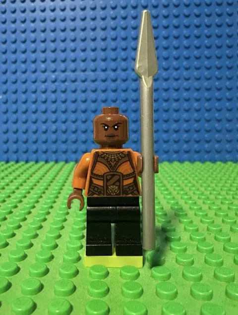 LEGO Marvel Okoye- Dark Orange Top Minifigure