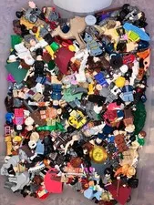 Huge 2.5 lb LEGO Minifigure Lot of Parts, Pieces, and Accessories