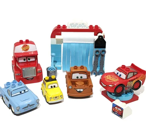 LEGO DUPLO Cars Lot Mack McQueen Tow Mater Luigi Finn McMissile & Accessories