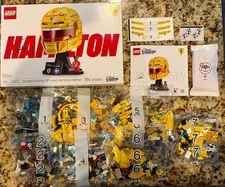 Lewis Hamilton Ferrari Helmet F1 LEGO BUILD ONLY 43022 **NO MINIFIGURE**