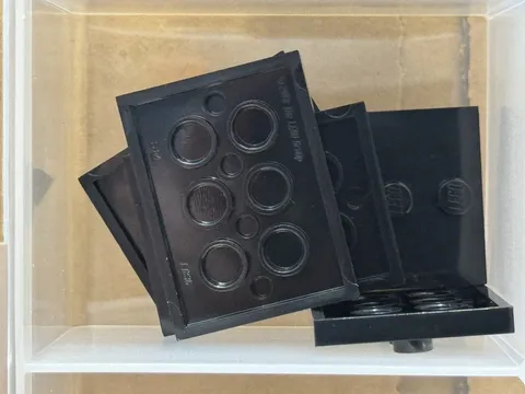 LEGO Parts - Black Tile 3 x 4 with 4 Studs in Center - No 88646 - QTY 5