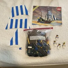 Vintage LEGO 6274 Caribbean Clipper 1989 W/ Mini Figures Used