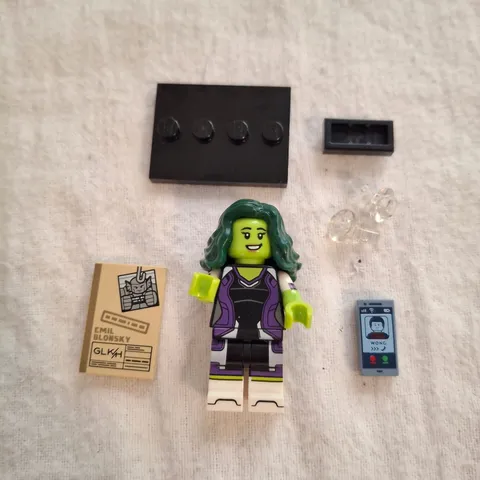 LEGO Minifigures Marvel Studios Series 2 She-Hulk Minifigure colmar2-5 Set 71039