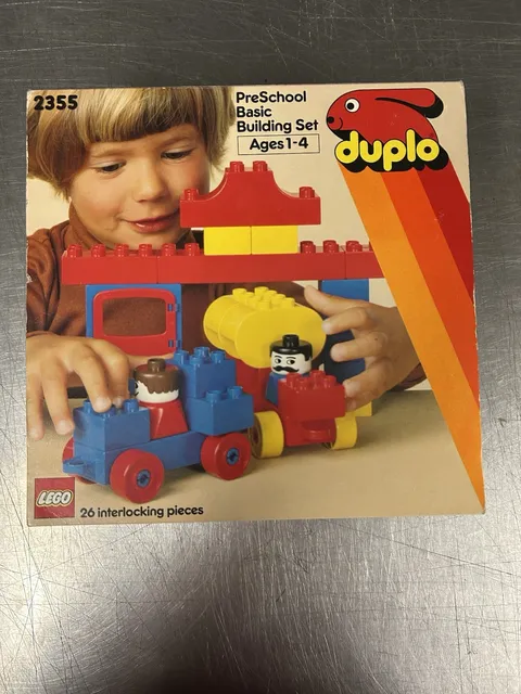 Vintage LEGO Duplo PreSchool Basic Building Set 2355 New NIB 1984