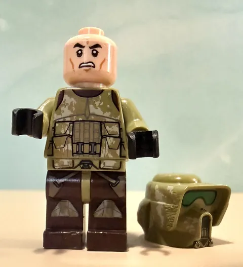 Lego Kashyyyk Clone Scout Trooper 41st Elite Corps Minifigure (see photos)