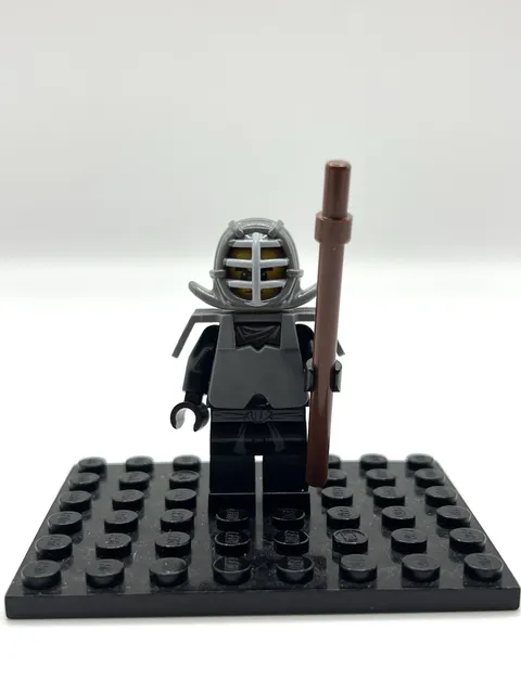 LEGO Ninjago Kendo Cole 9455 9457 9551 Black Ninja Minifigure Mini Figure