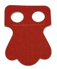 Lego New Red Minifigure Parrot Tail Cloth w/ 3 Lobes Traditional Starched Part