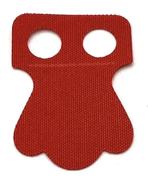 Lego New Red Minifigure Parrot Tail Cloth w/ 3 Lobes Traditional Starched Part