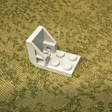 Lego 4598 Bracket  Seat Old Light Gray Inverted Space Seat