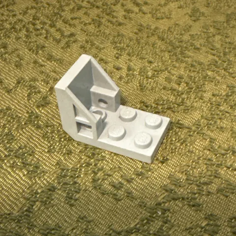 Lego 4598 Bracket  Seat Old Light Gray Inverted Space Seat