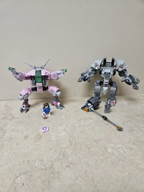 LEGO 75973 - Overwatch - D.Va & Reinhardt - SET ONLY / NO Book or BOX