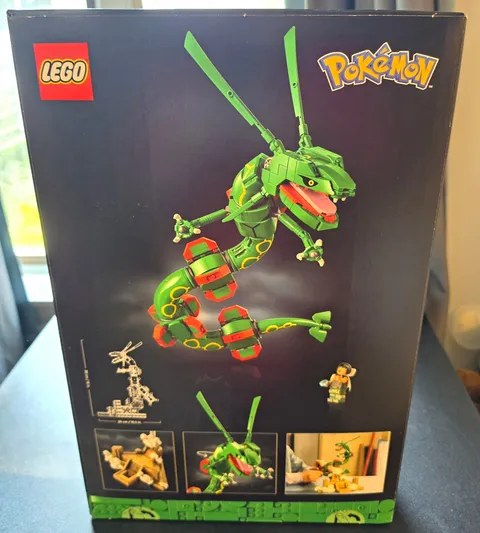 LEGO Pokémon Rayquaza Set 72168 1083 Pieces Building Set Age 18+